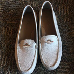 White Coach Loafers